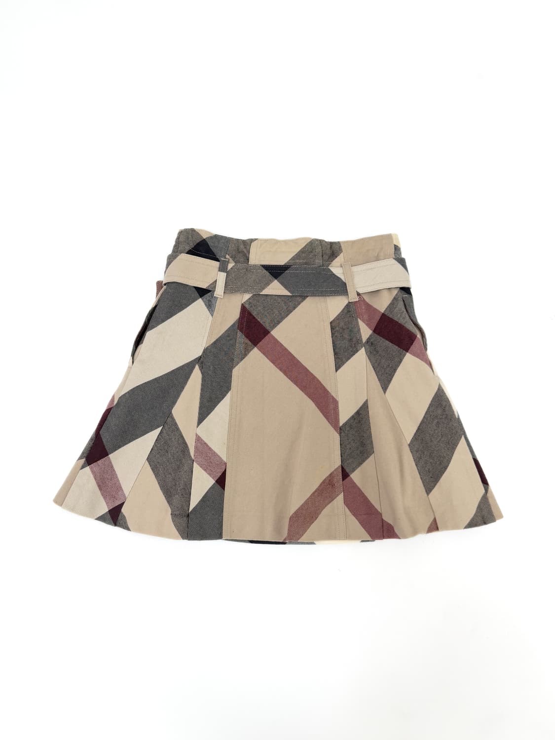 버버리 키즈 체크 플리츠 스커트 상품이미지2