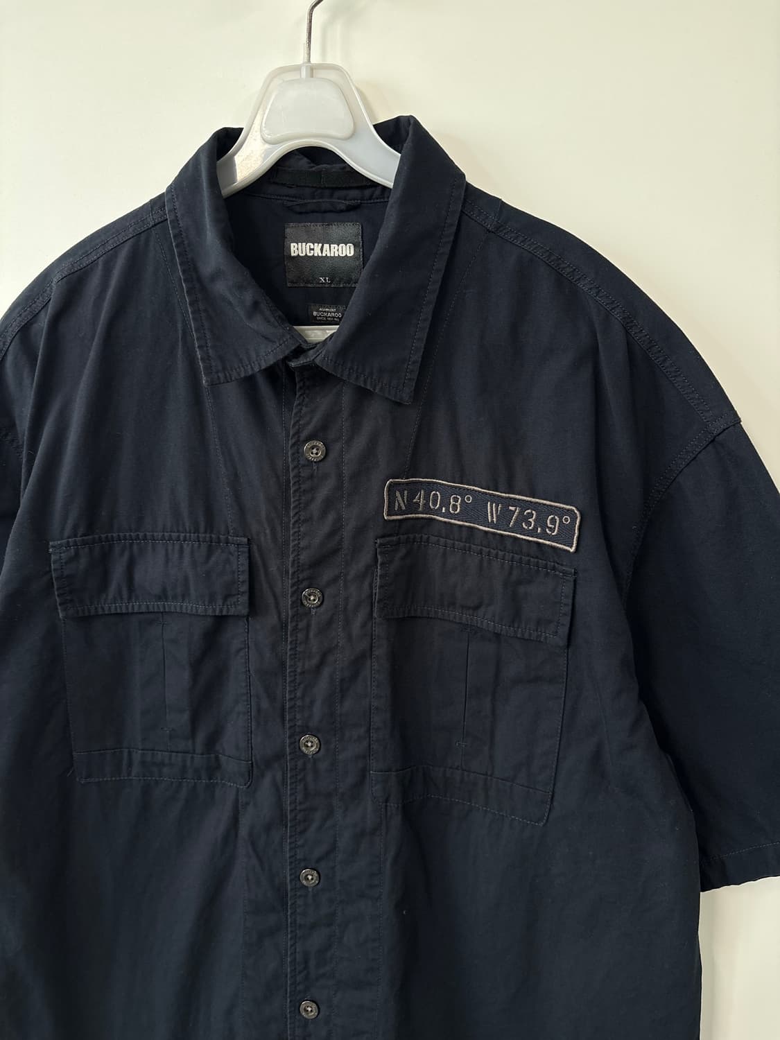 버커루 스컬 워크 반팔 셔츠 상품이미지3