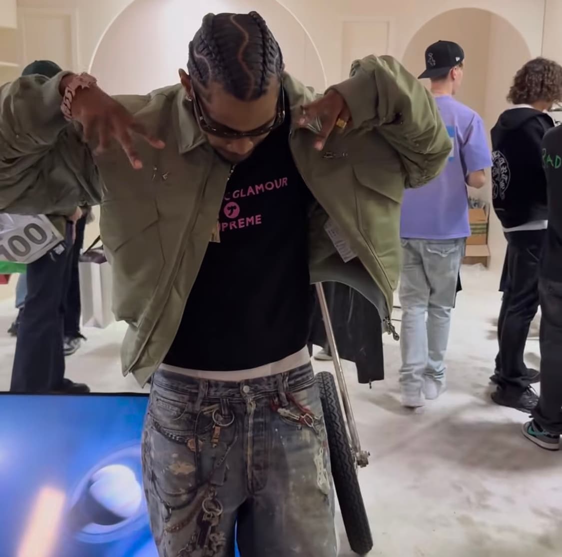 떠그클럽 어 버드 라이트닝 봄버 MA-1 미착용 새상품 상품이미지7