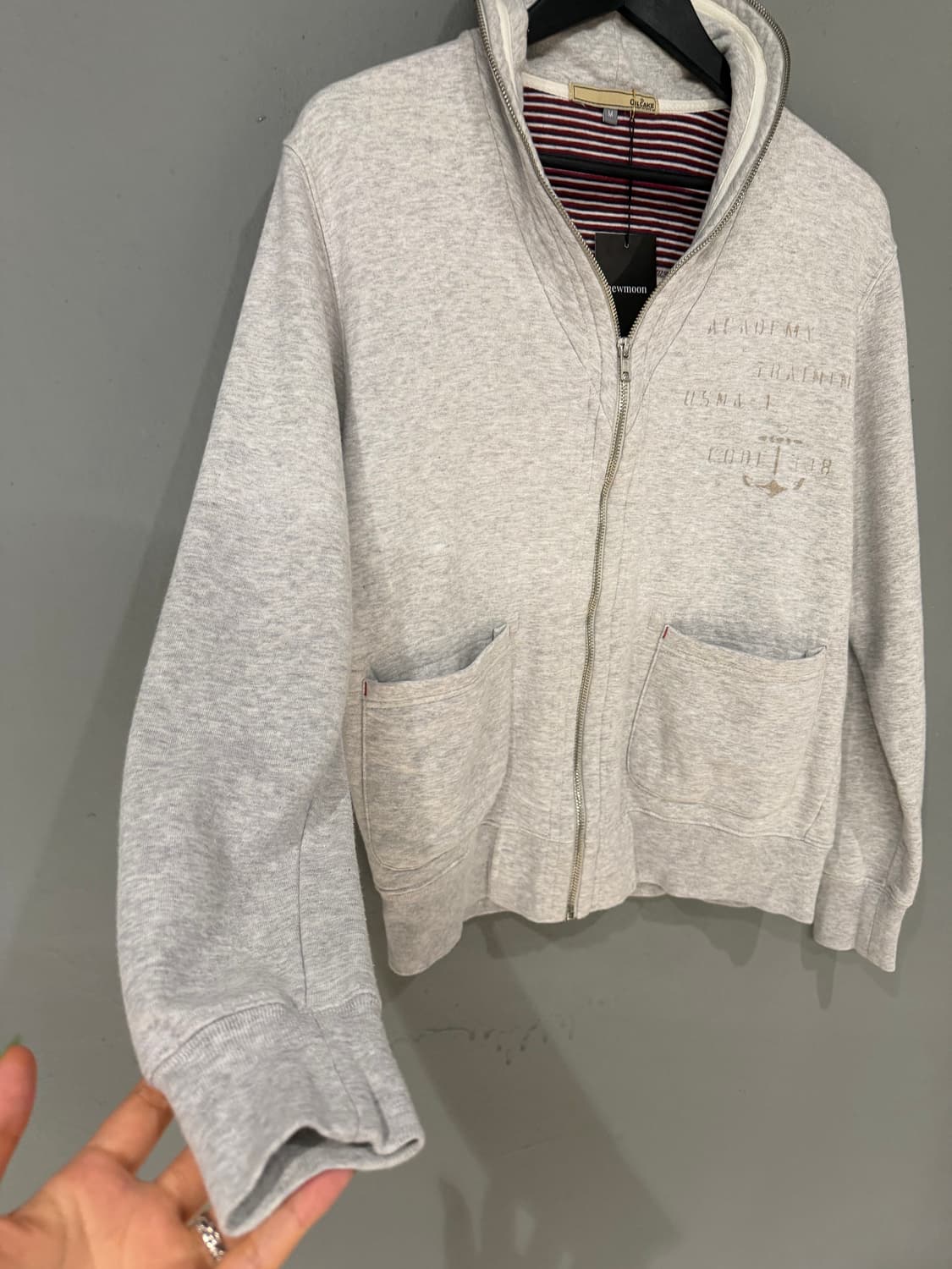 collar detail pocket zip-up 상품이미지9