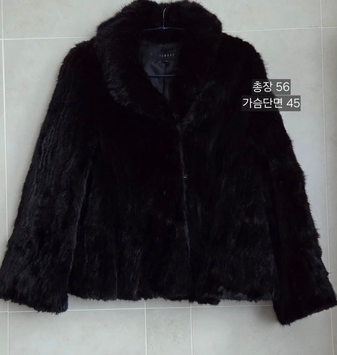 톰보이 밍크코트 66사이즈 택포 상품이미지1