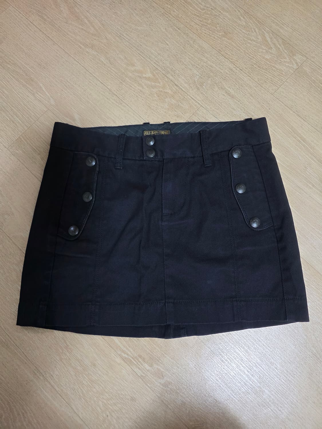 폴로랄프로렌 빈티지 치노 미니 스커트 블랙 25 상품이미지1