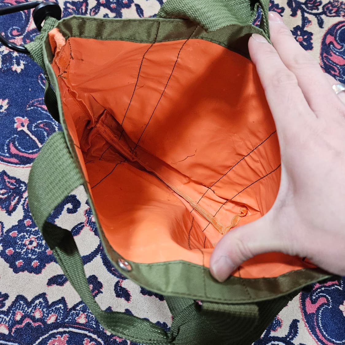 빔즈(BEAMS) 2016's  MA-1 카키 미니 투웨이백 상품이미지7