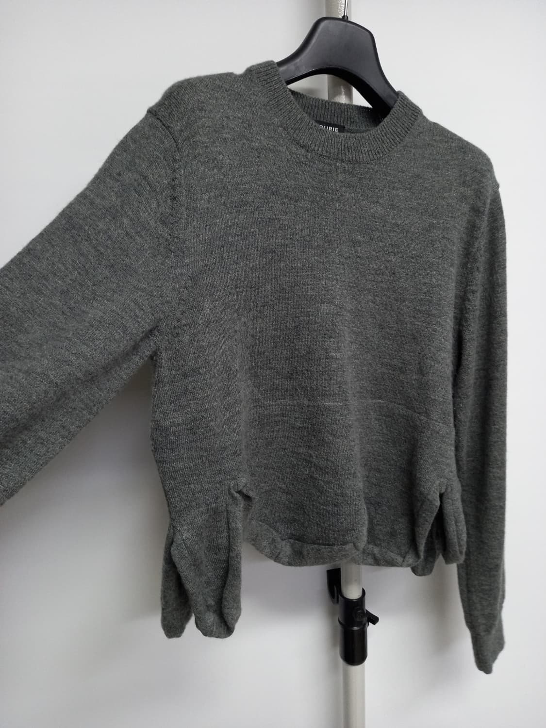 새 부리 BOURIE 춘추동 울 숏 니트 풀오버 55 44 상품이미지4