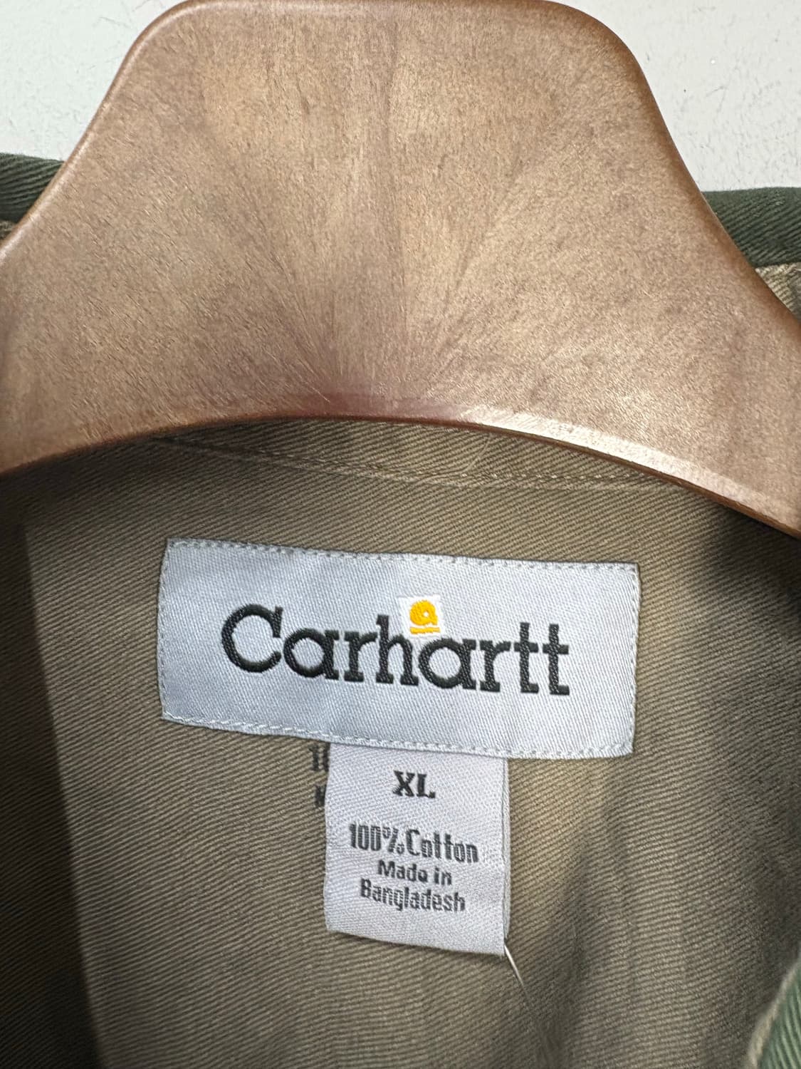 칼하트 커스텀 투웨이 카키 크롭 자켓 A2840 상품이미지5