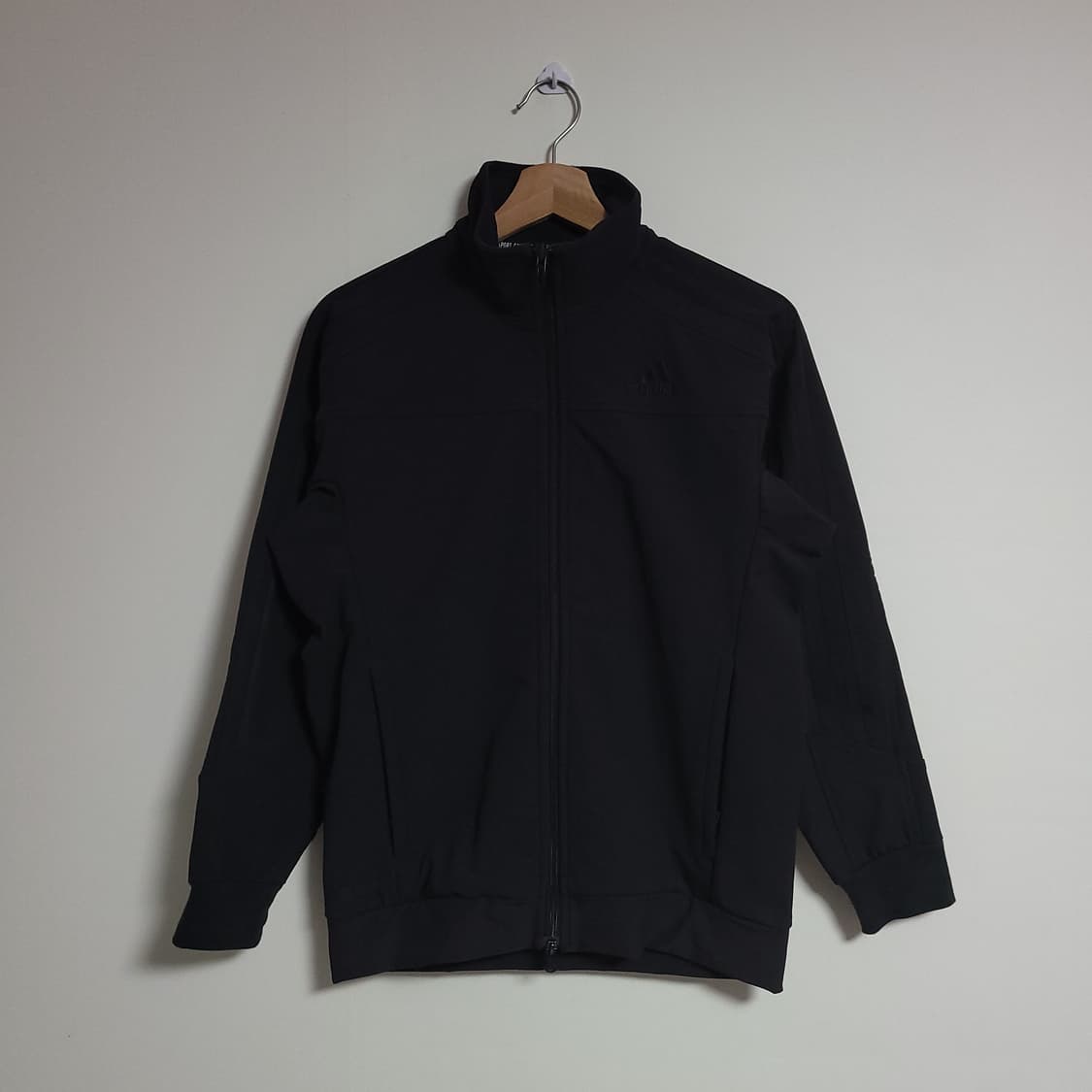 (M) ADIDAS 아디다스 블랙 트랙 자켓 져지 상품이미지1