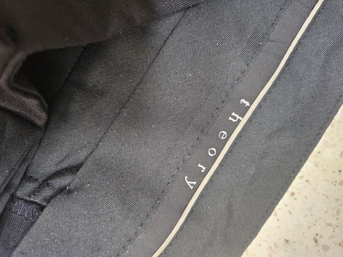 띠어리 울 슬랙스 블랙 34 상품이미지4