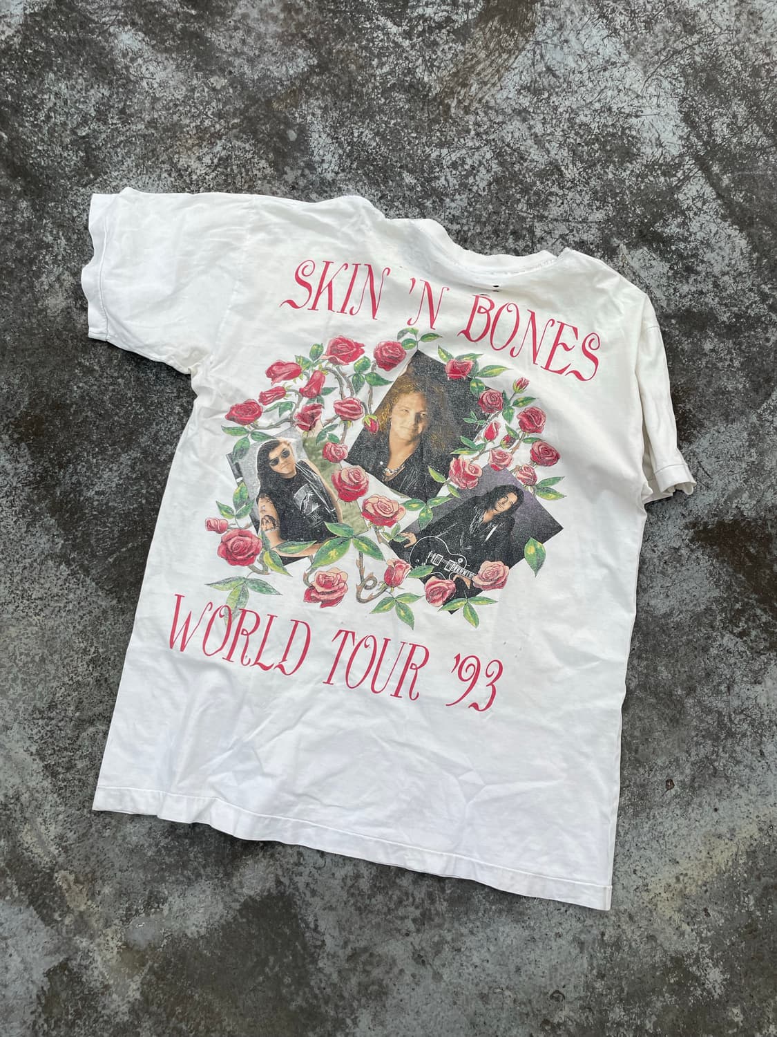 90s 건즈 앤 로지스 1993 월드투어 티셔츠 상품이미지8