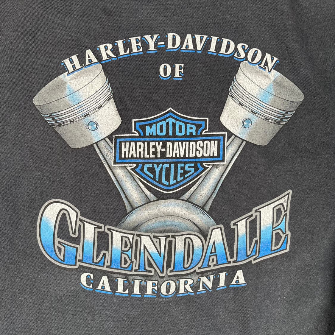 빈티지 할리데이비슨 클로운 플레임 롱슬리브 상품이미지6