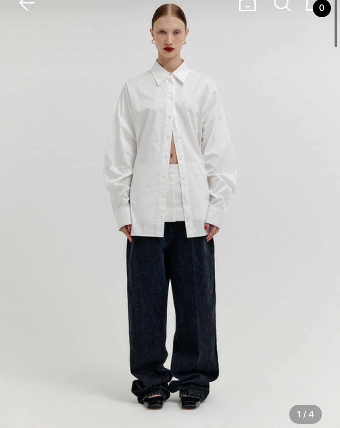 EENK XIEX DENIM PANTS 잉크 데님 흑청 상품이미지1