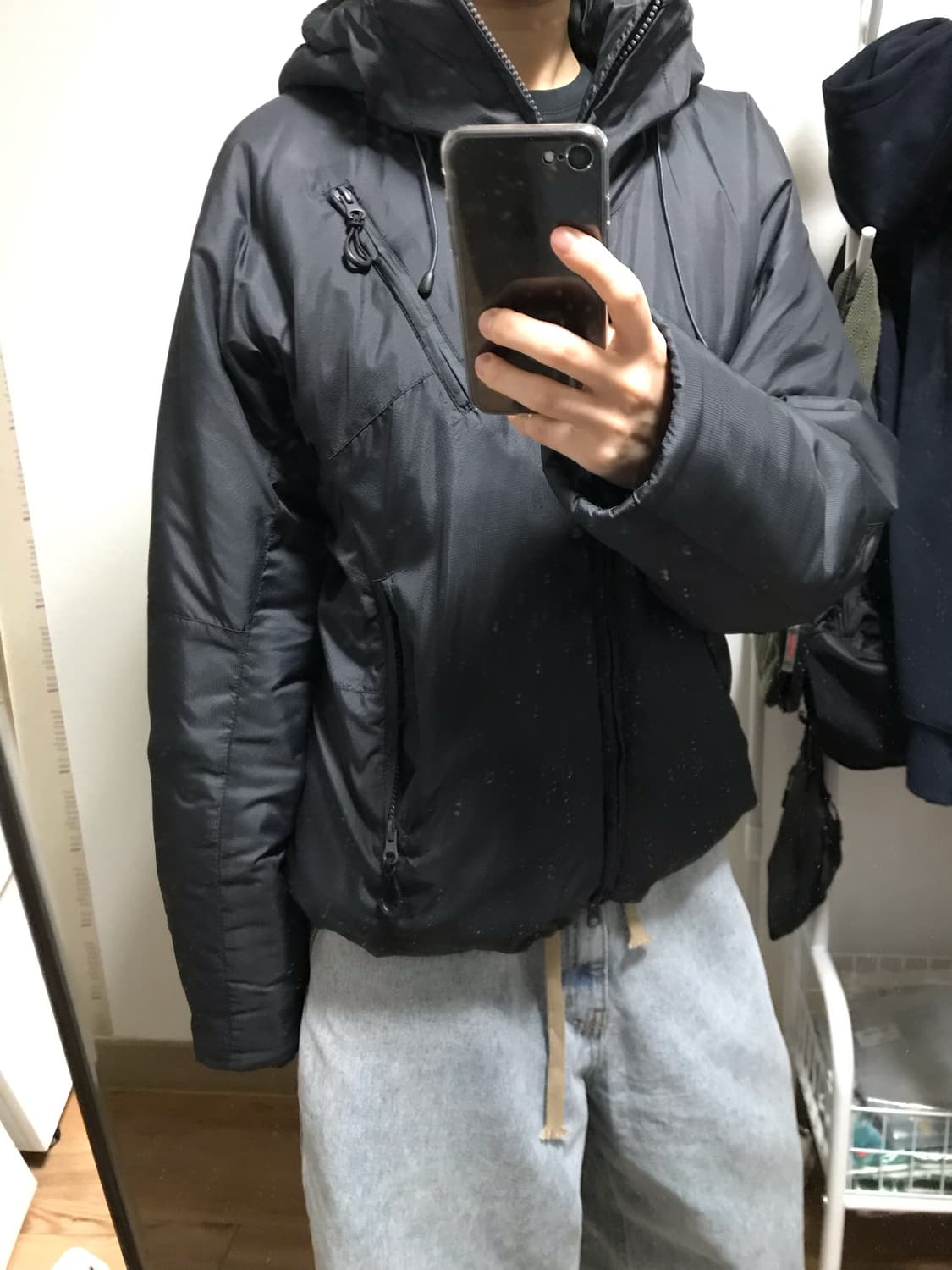 패러킷 리버시블 패딩(차콜) 상품이미지5