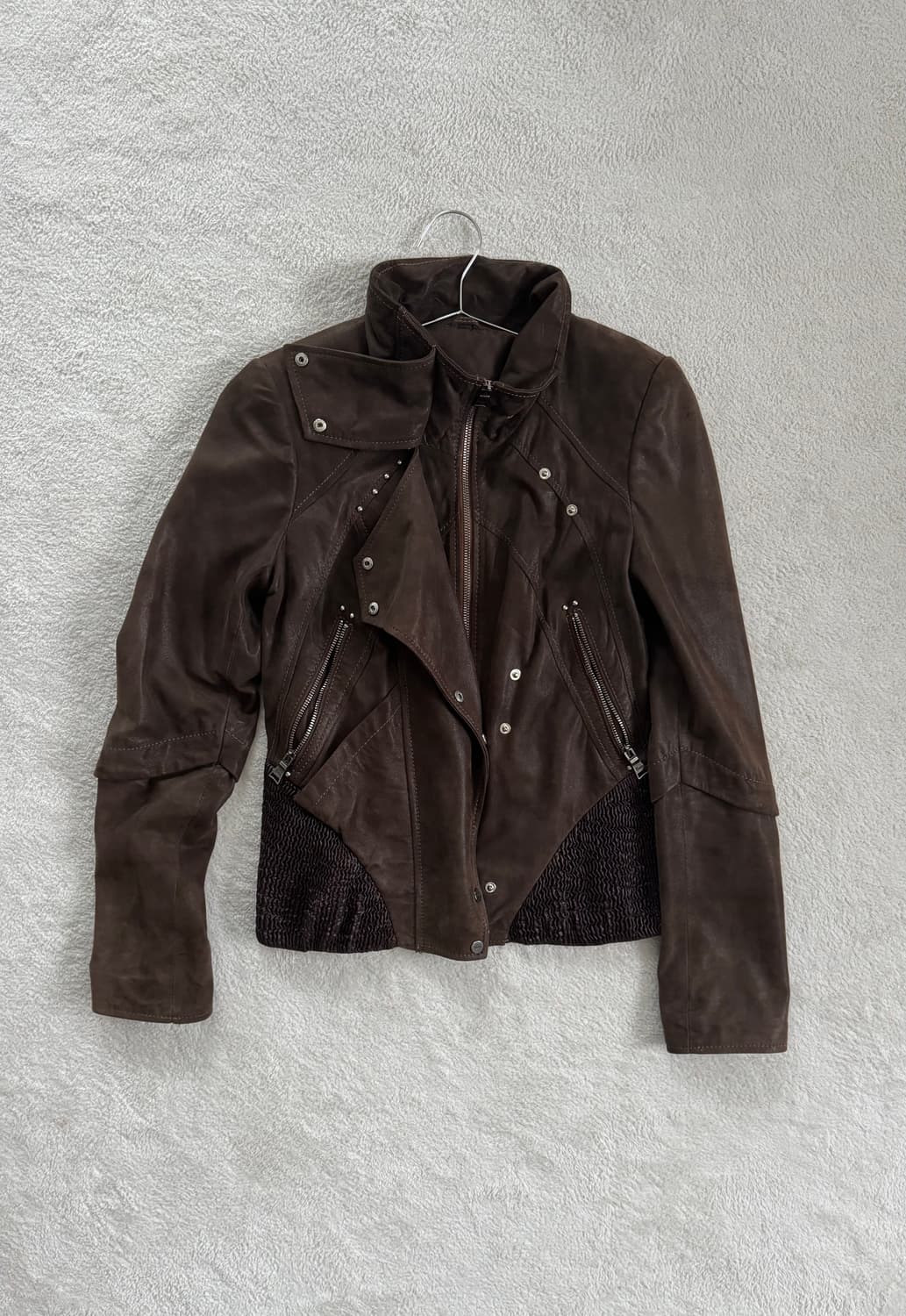 구찌 빈티지 레더 자켓 상품이미지2