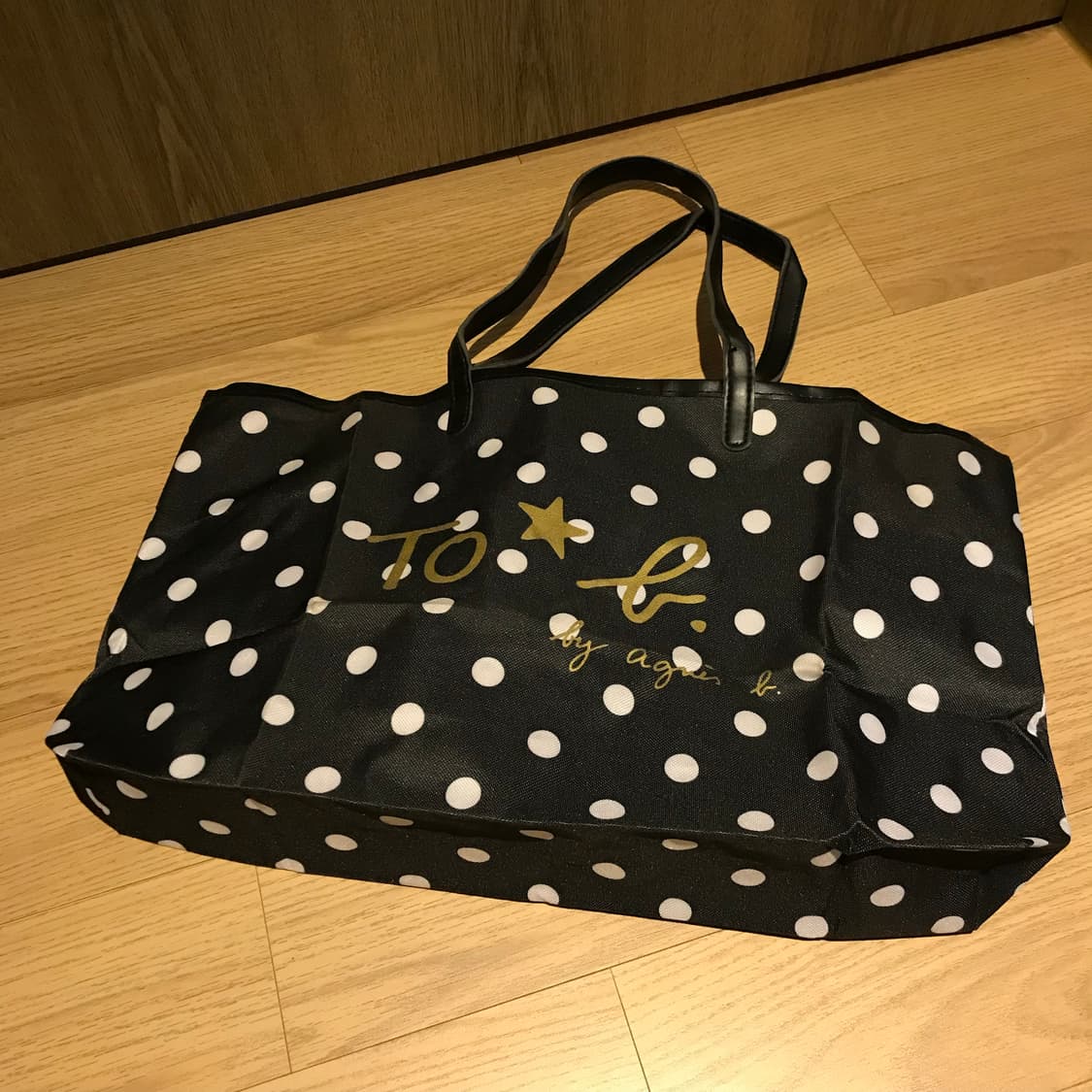 agnes b 도트 토트백 상품이미지4