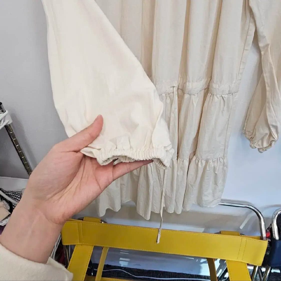 오프 원피스 연베이지 상품이미지3