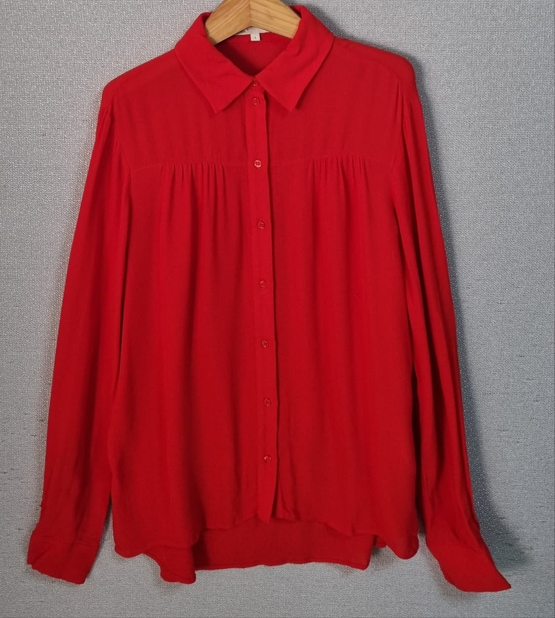 1사이즈) Maje 마쥬 레드 셔츠 블라우스 상품이미지1