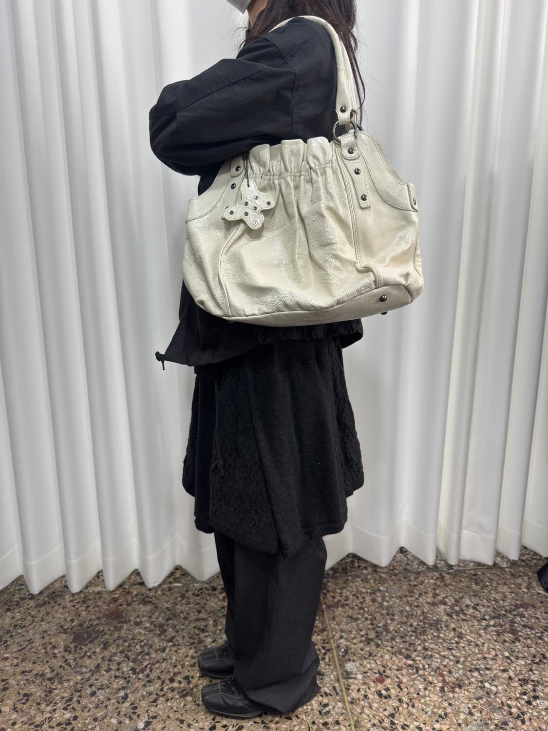 white leather shoulderbag 상품이미지9