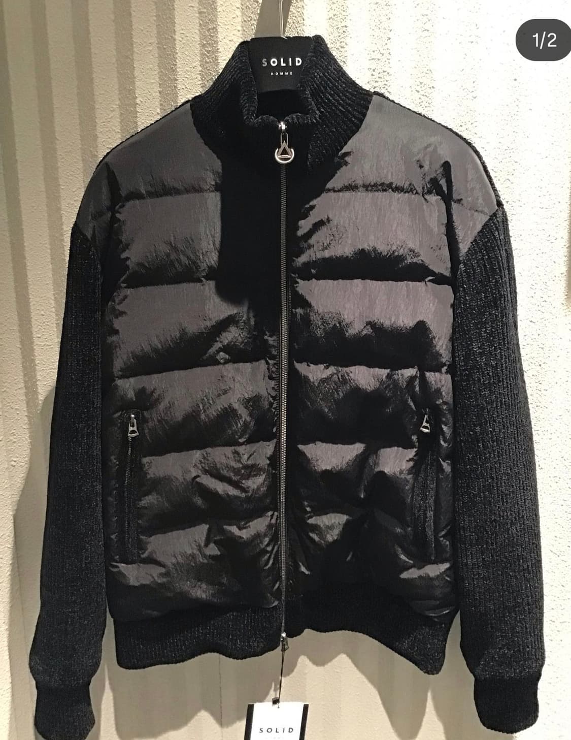 [구매] 솔리드옴므 / 25fw 니트 패딩 48  상품이미지1