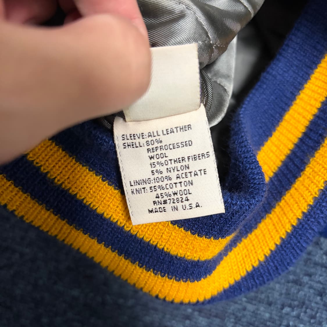 90s 골든베어 바시티 자켓 상품이미지6