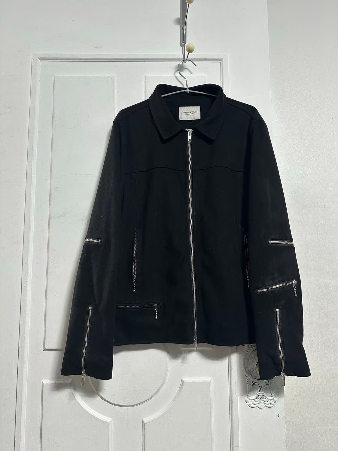 어나더유스 지퍼 디테일 자켓 상품이미지1
