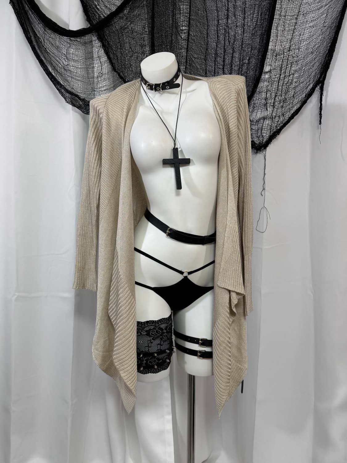 beige cardigan 상품이미지2