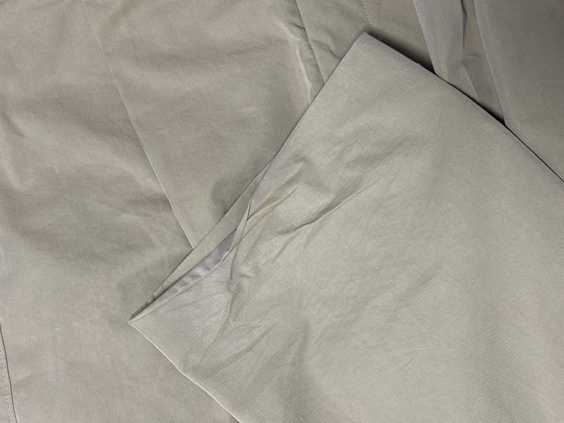 DOUBLE WAIST COTTON TROUSER BEIGE (L) 상품이미지3