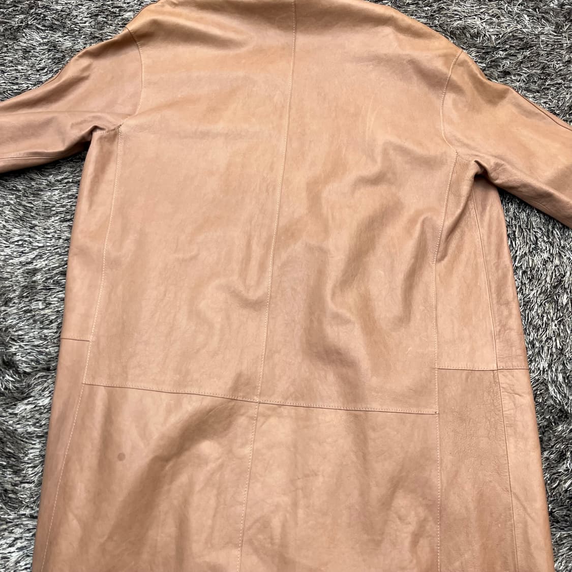 데시데 여성 천연 양가죽 후드 울 코트 (88-94-160) 상품이미지4