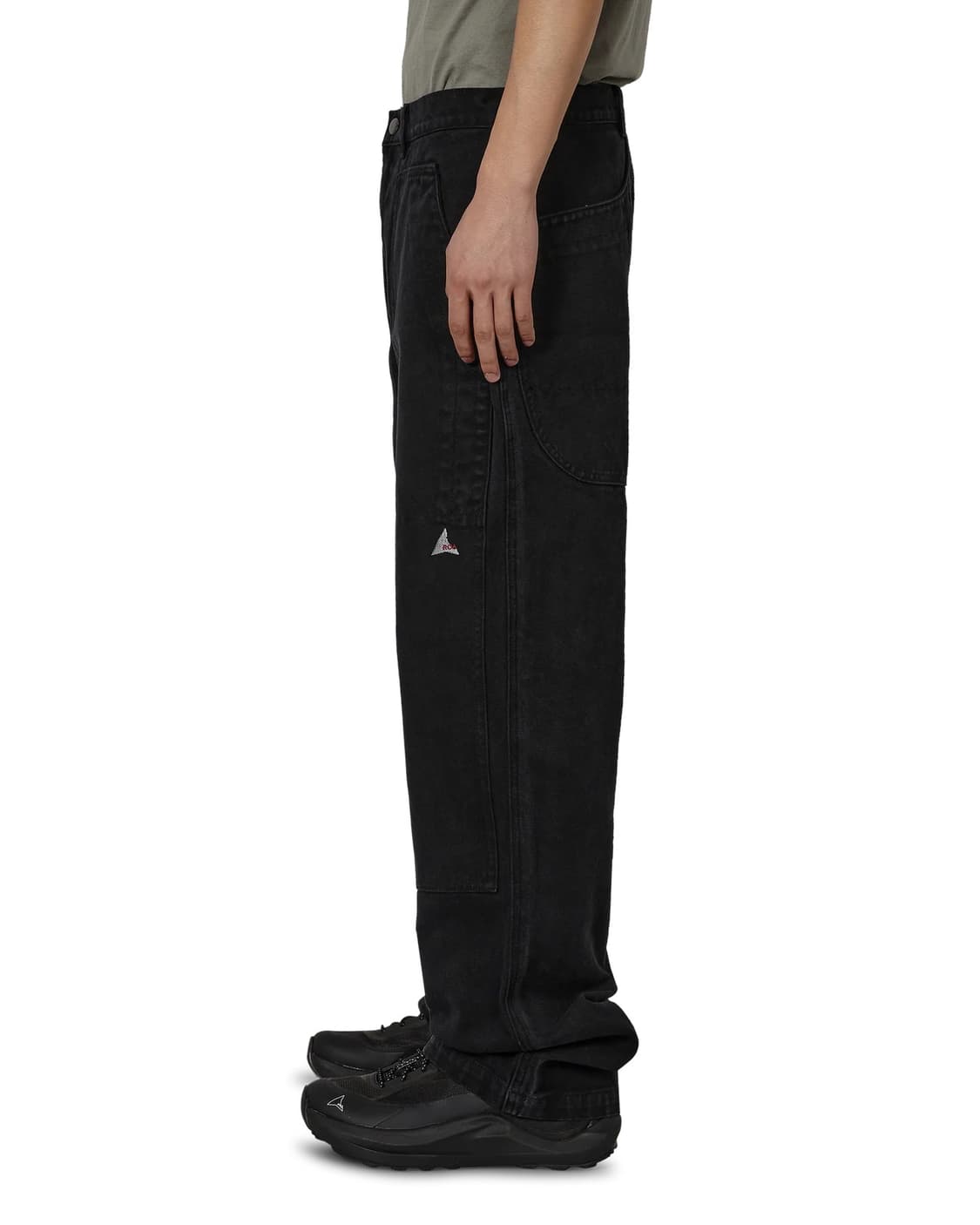 [S,M,L]로아 하이킹 26ss FOMES 더블 워시드 팬츠/블랙 상품이미지3