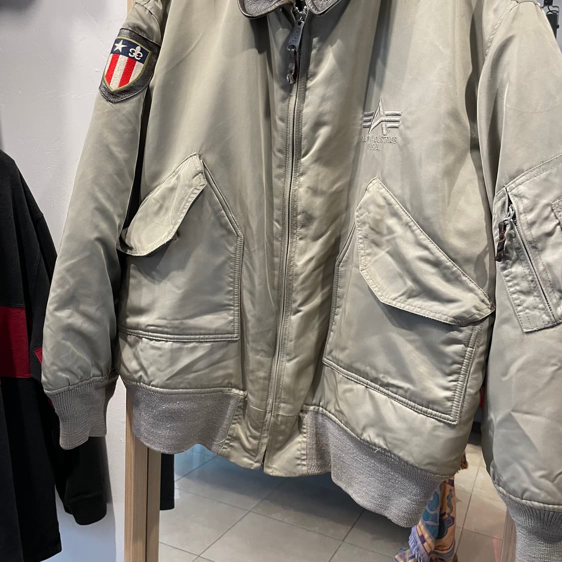 알파인더스트리 ma-1 자켓 2XL 상품이미지7