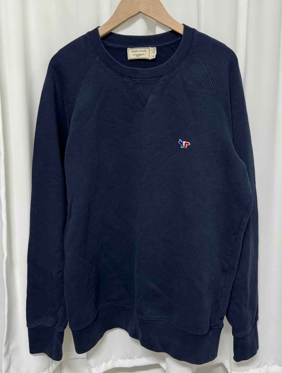 메종키츠네 트리컬러폭스 맨투맨 상품이미지1