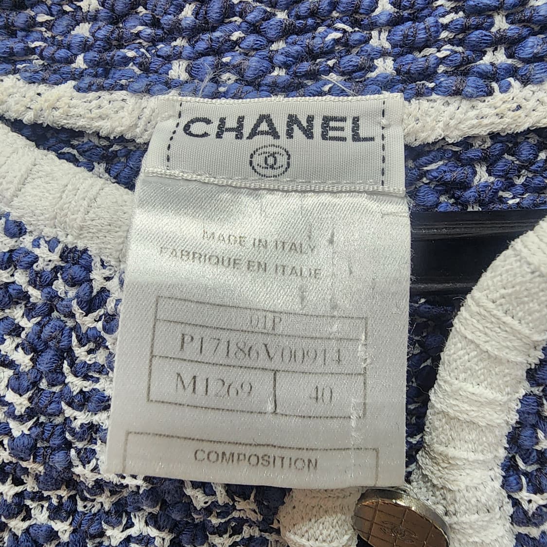 샤넬 크롭 니트 40 컨디션 굿! 상품이미지6