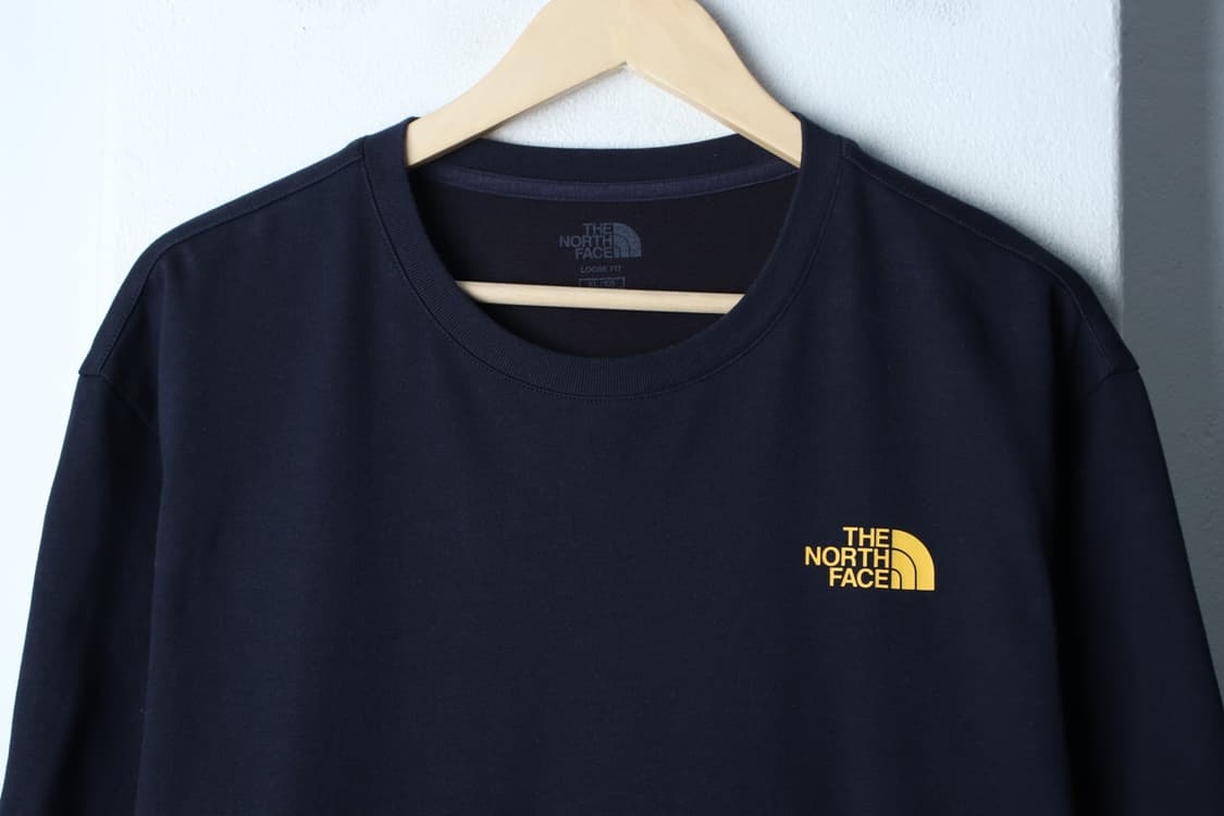 (XL-2XL) 노스페이스 반팔 티셔츠 백프린팅 네이비-H32592 상품이미지3
