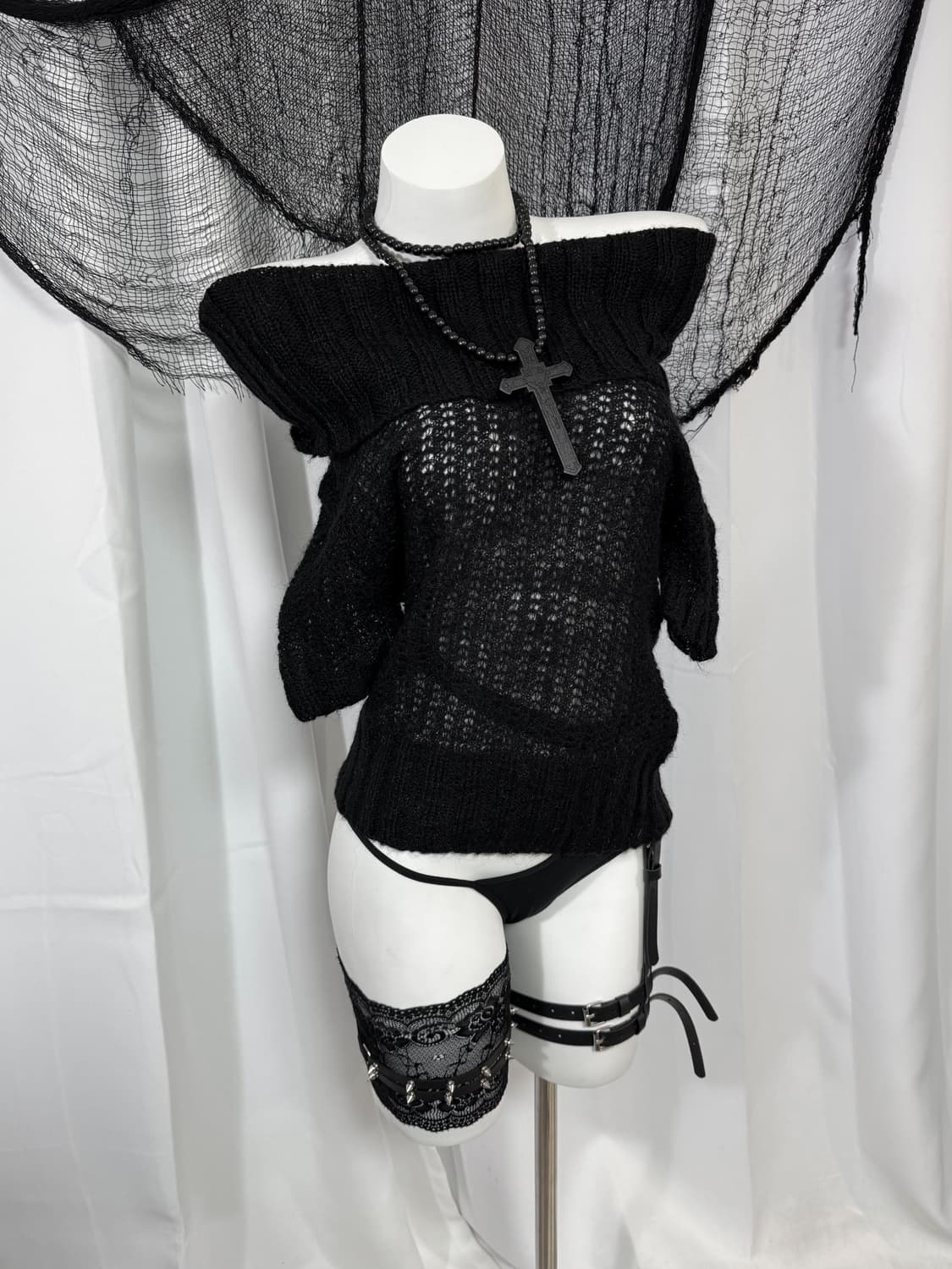 knit off shoulder 상품이미지2