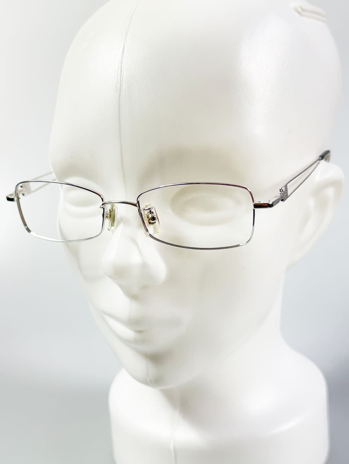 R&B EYEWEAR 실버 슬림 스퀘어 메탈 빈티지 안경 상품이미지9