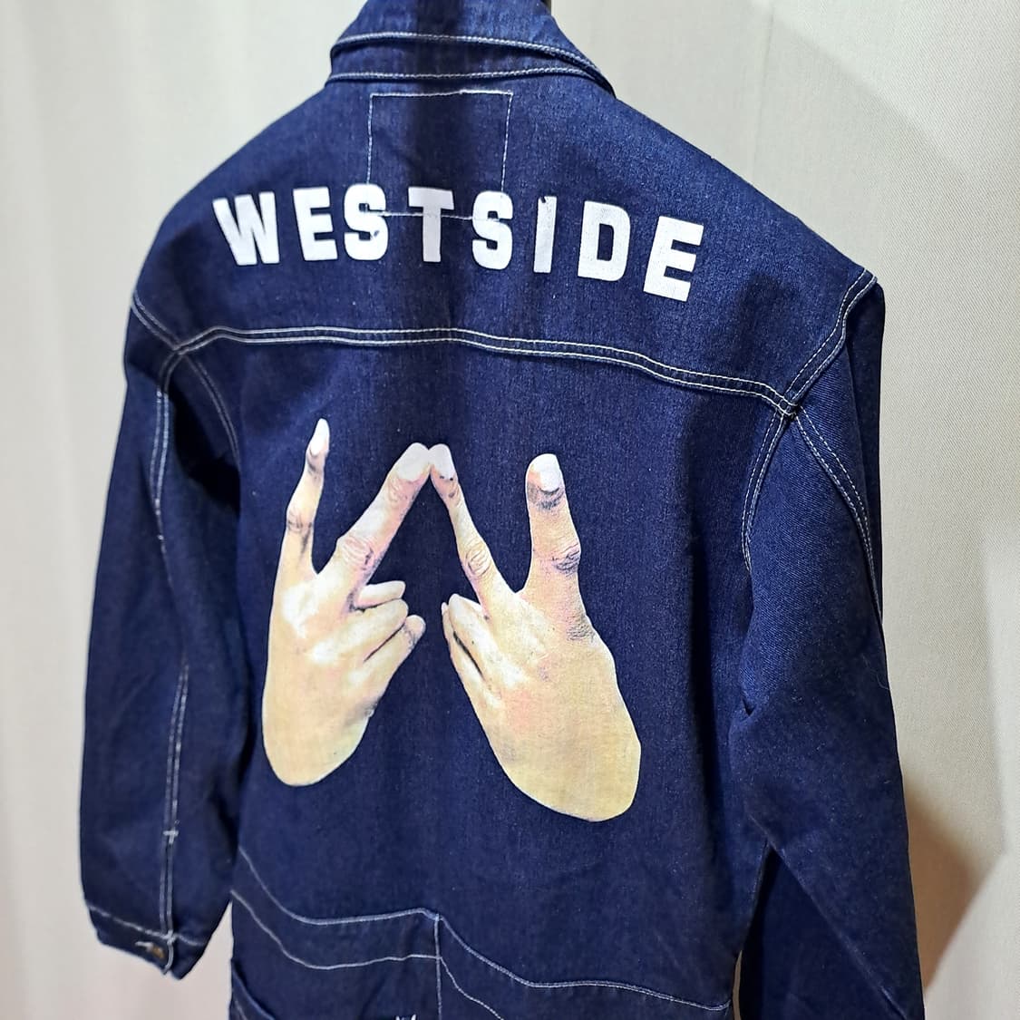 (택포) 웨스트사이드 데님 점프수트 L B372 상품이미지4