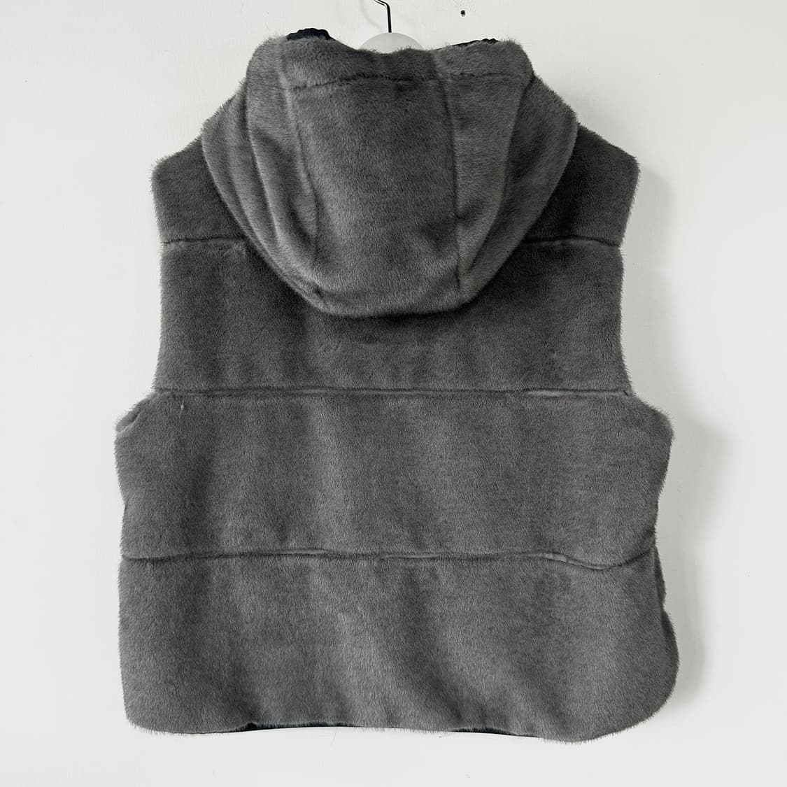 에꼴드파리 23 리버시블 후드 퍼 베스트 [새상품] 상품이미지8