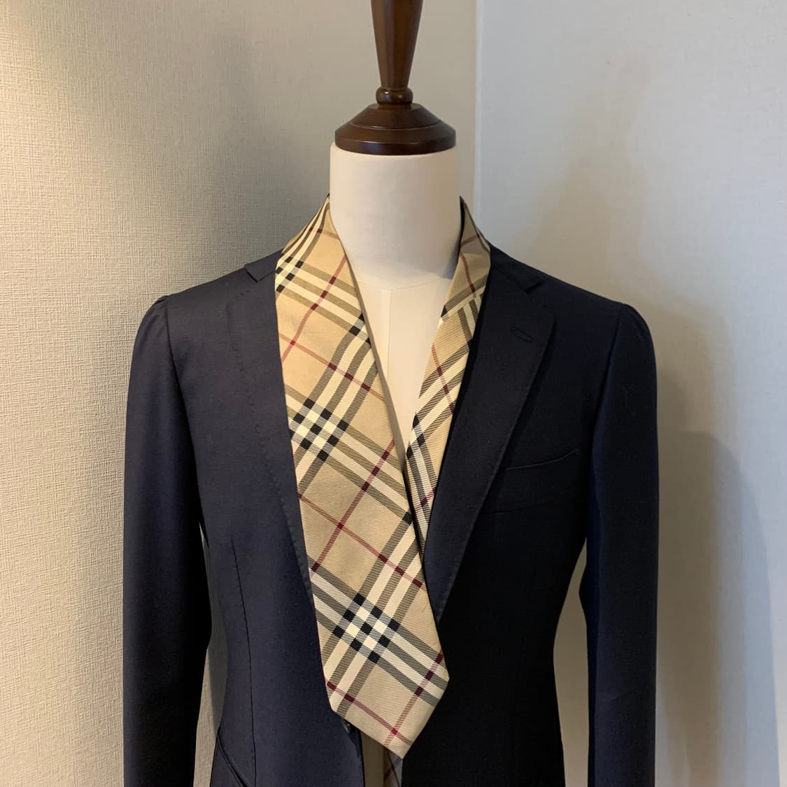 버버리(BURBERRY) 노바체크 넥타이 명품 100실크 A등급 9cm 상품이미지1