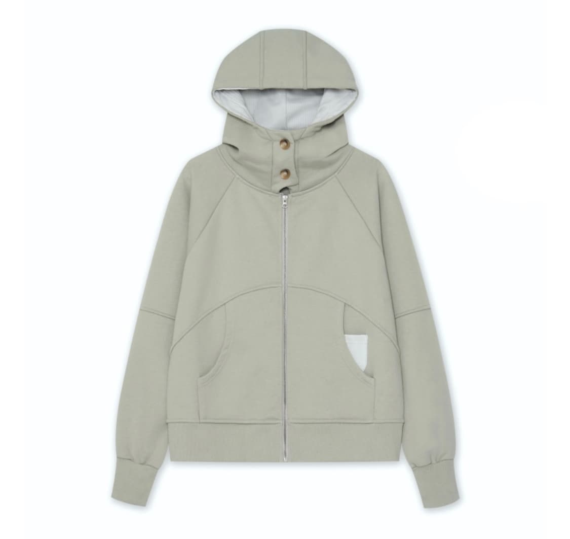 베이비랩 eggshell hoodie jk in sage green 상품이미지2