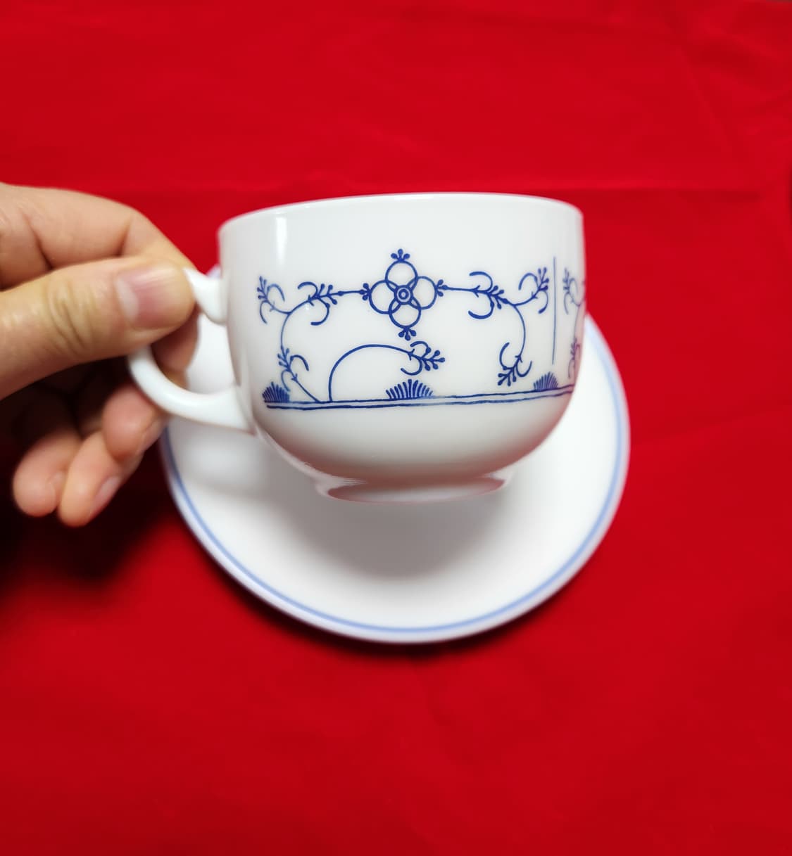 프랑스 아코팔 화이트 찻잔 세트 (2개) 상품이미지4