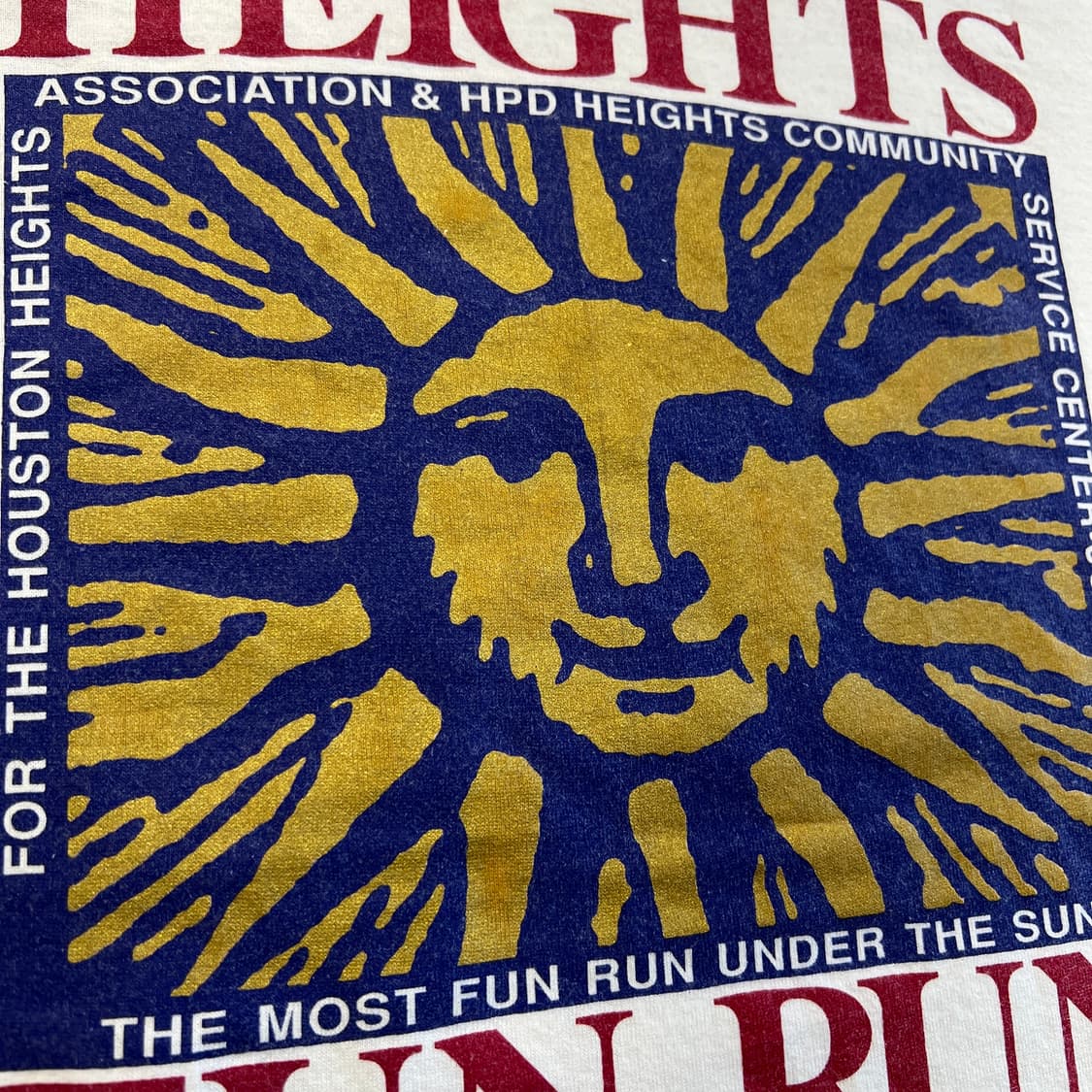 90s USA Vintage Hanes Heights Fun Run 상품이미지3
