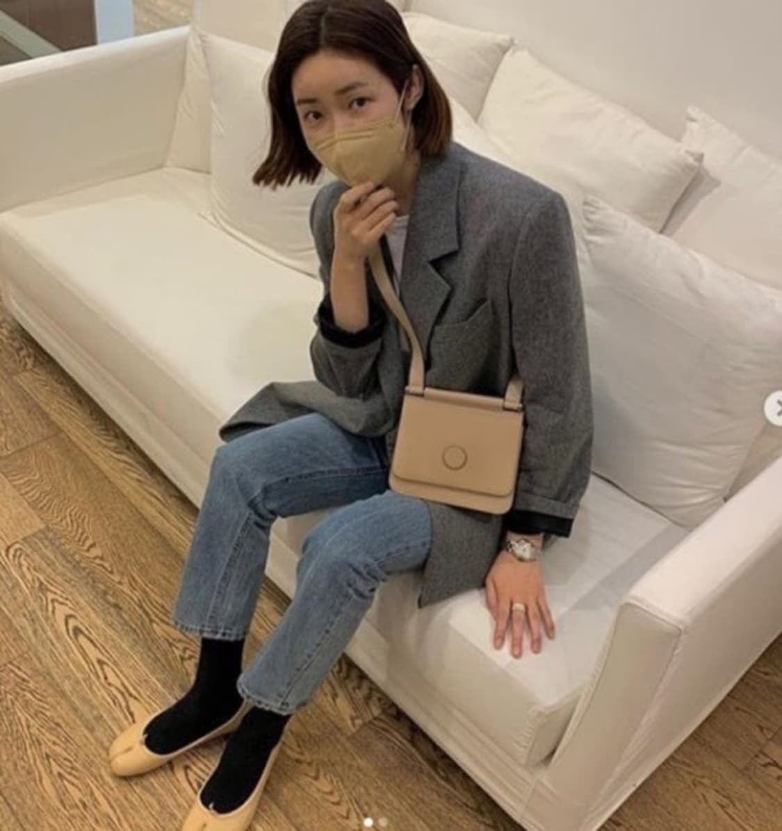 코이무이 a백 베이지 (차정원 가방) 상품이미지7