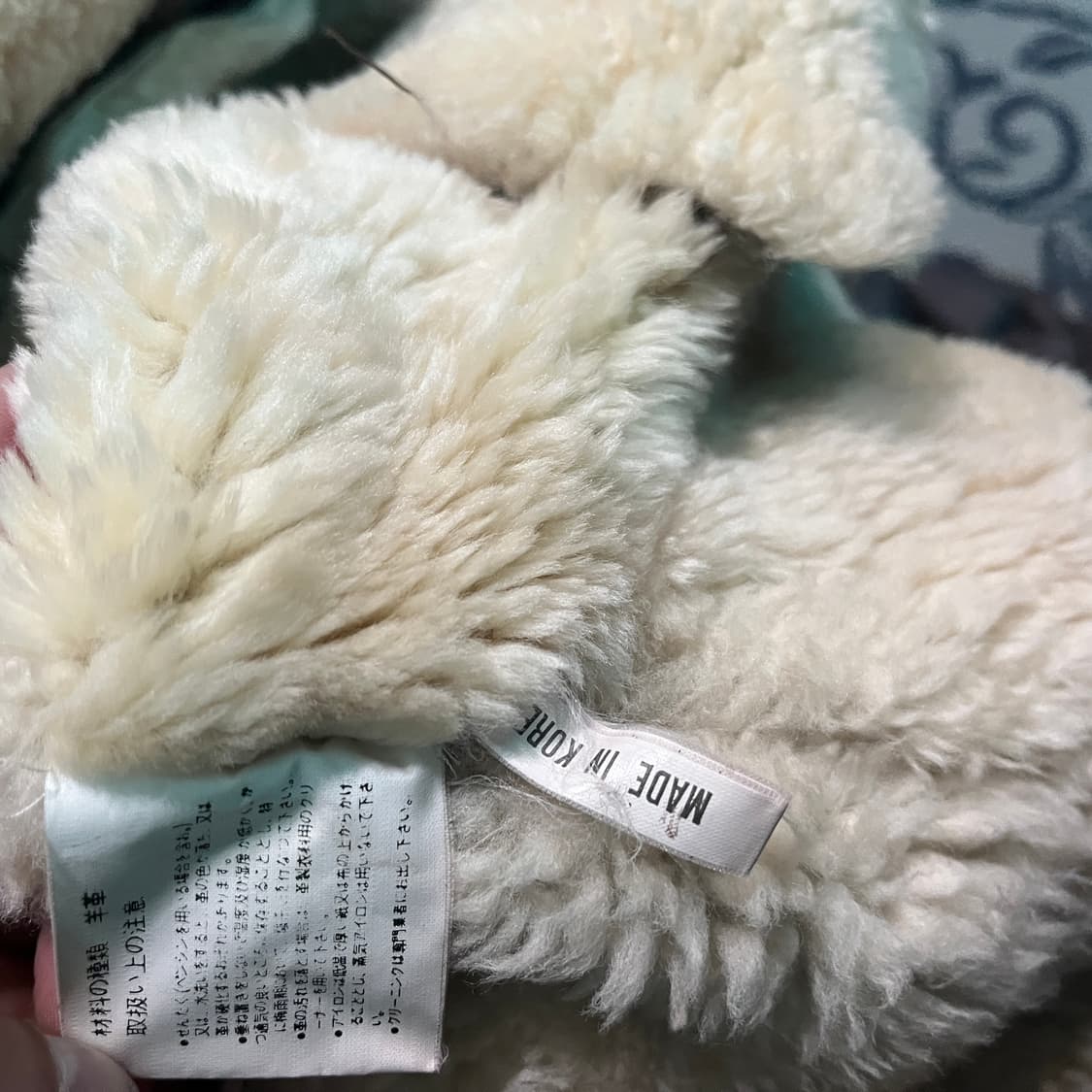 L 90s 빈티지 B-3 무스탕 자켓/W2732 상품이미지5