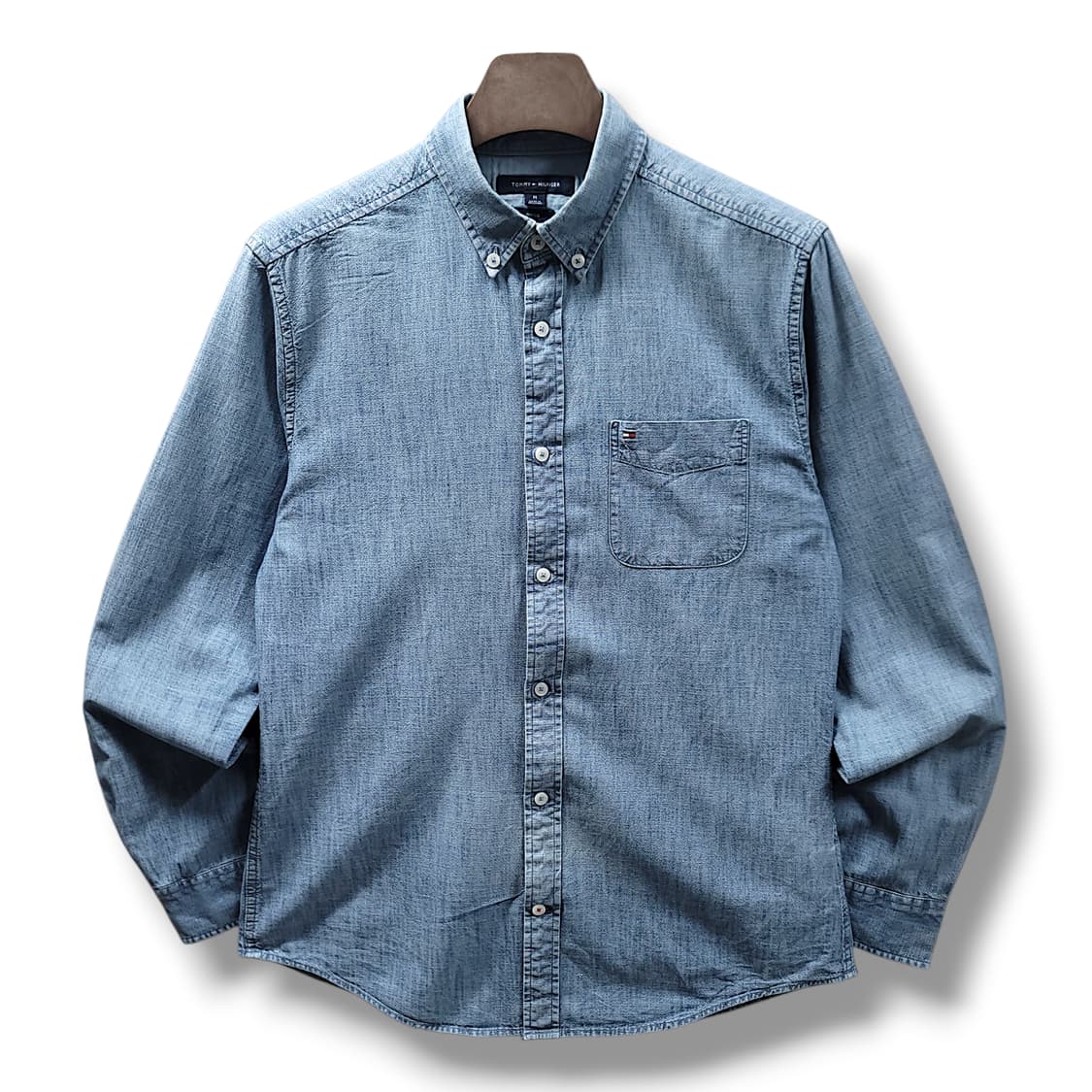 [M] 타미힐피거 인디고 긴팔 데님셔츠 상품이미지1