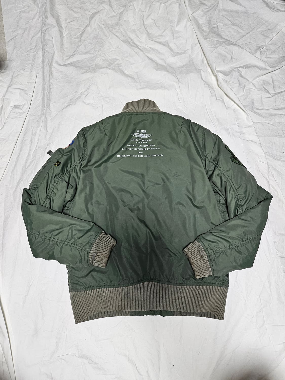 XTONZ Ma-1 항공 점퍼 봄버 자켓 L 상품이미지2