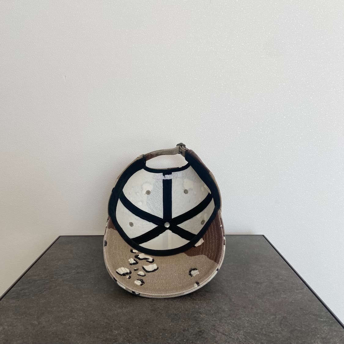 슈프림 워시드 데저트 카모 에스로고 S로고 볼캡 모자 6패널 캡 상품이미지5