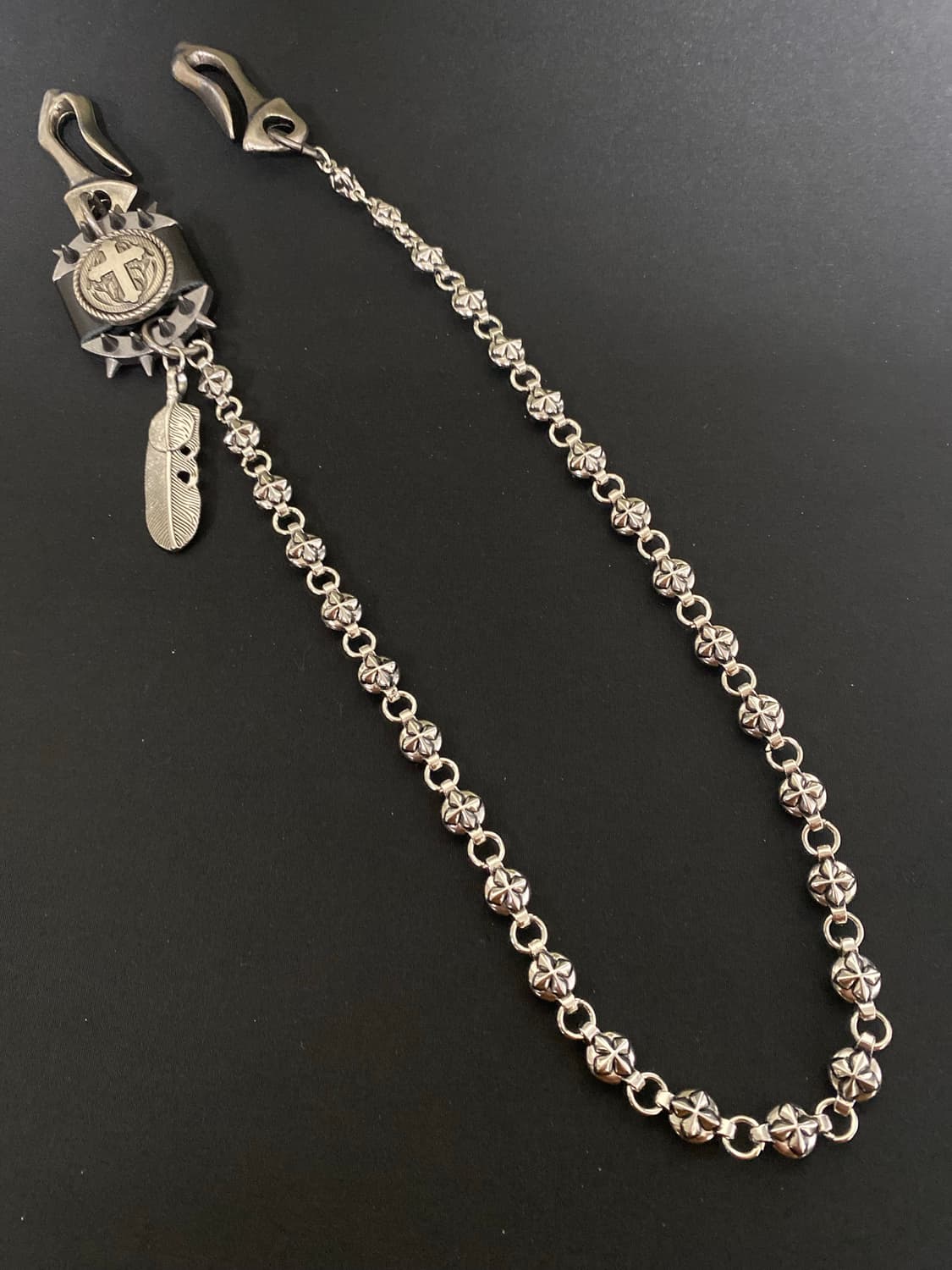 빈티지 크로스 팬츠 체인 상품이미지4