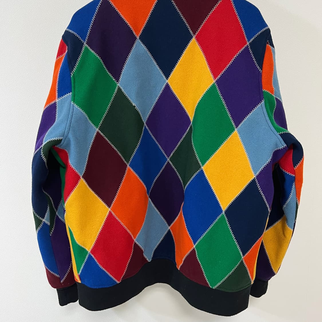 슈프림 15FW 할리퀸 울 바시티 자켓 멀티 상품이미지6