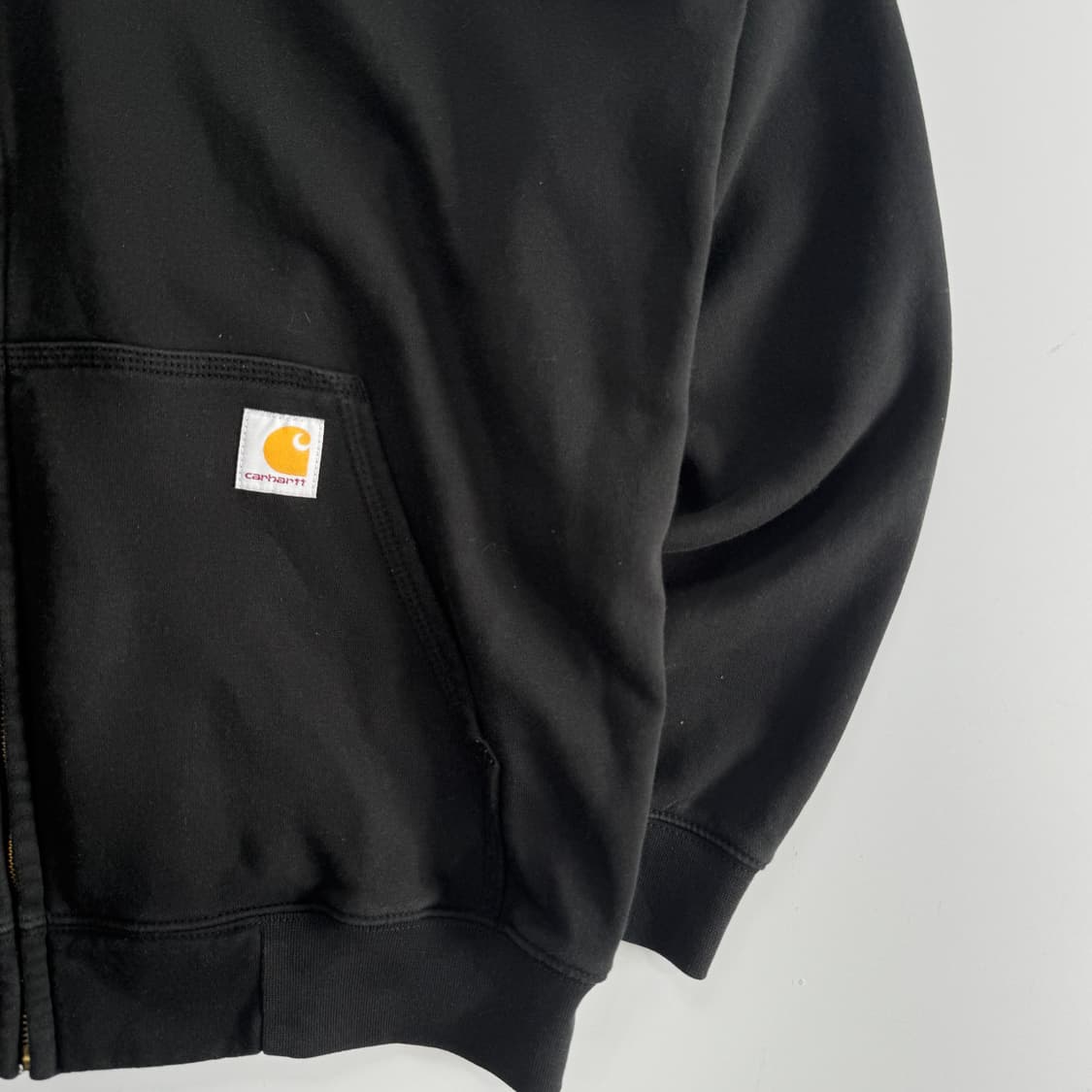 Carhartt 칼하트 루즈핏 블랙 후드집업 상품이미지4