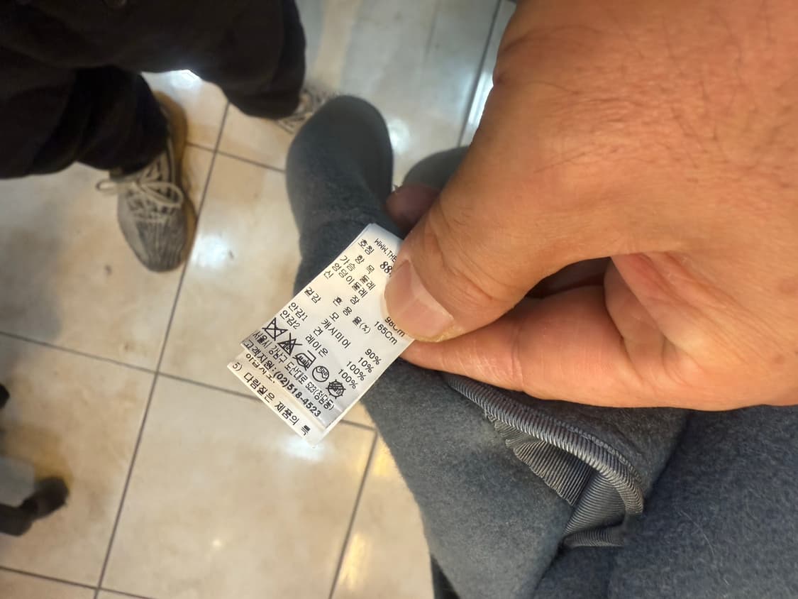 66/19fw 정품 한섬더캐시미어 캐시미어혼방 롱코트 팝니다 상품이미지4