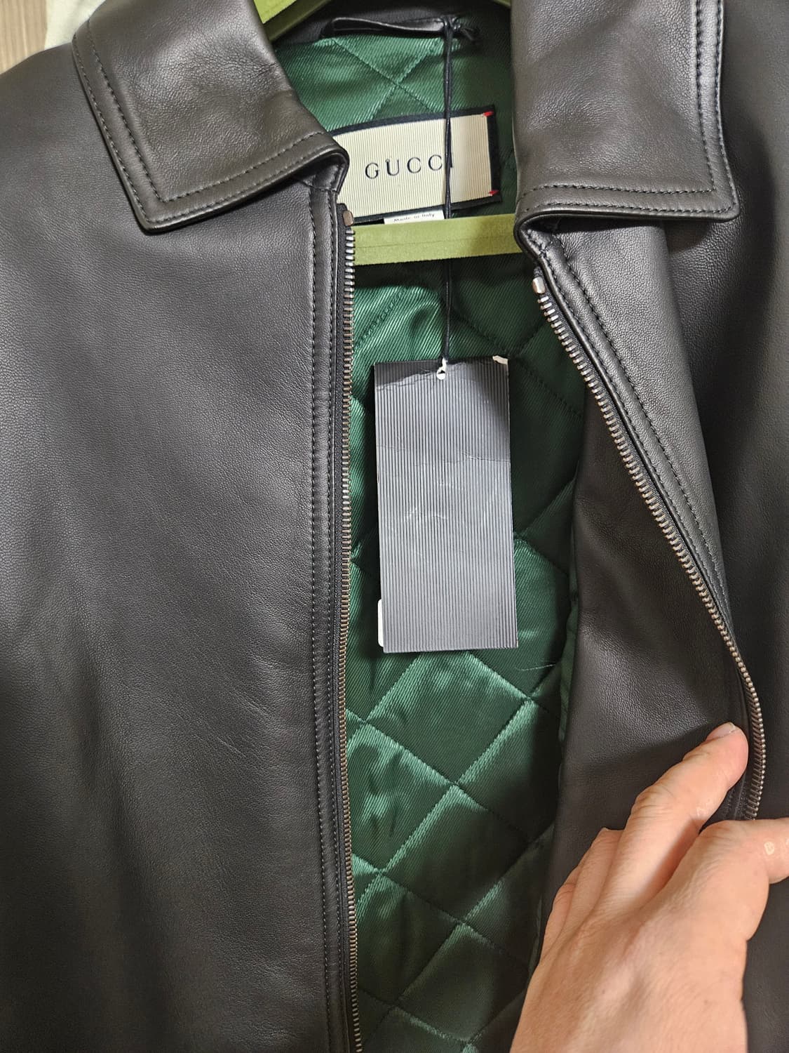 구찌 가죽자켓 새제품 상품이미지2