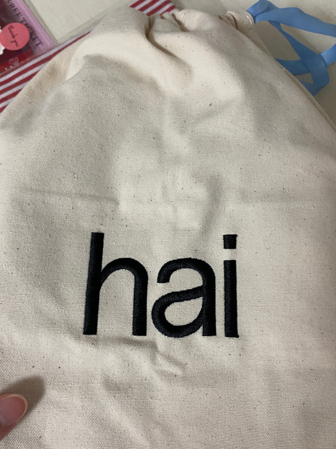 홈오브하이 hai 실크백 라이트블루 색상 상품이미지3